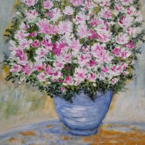 "Maceta de flores", 45 x 55