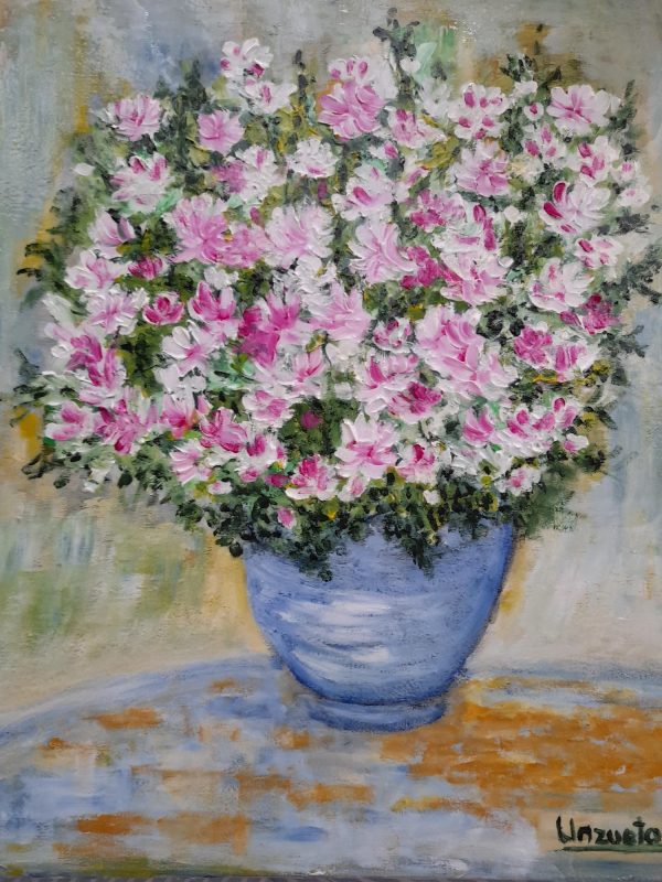 "Maceta de flores", 45 x 55