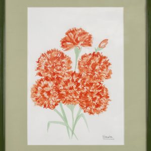 "Claveles rojos", 22 x 31, 35 x 44,5, Foto: Felipe Pérez-Garre https://felipeperezgarre.com/