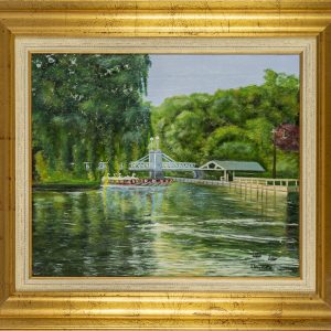 "Escena en el lago del Common de Boston", 28,5x20, Foto: Felipe Pérez-Garre https://felipeperezgarre.com/