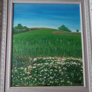 Cuadro Campo con flores