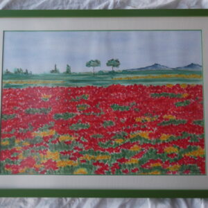 Cuadro Campo de flores