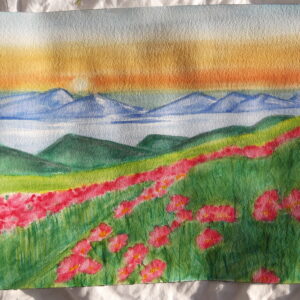 Cuadro Campo de flores silvestres