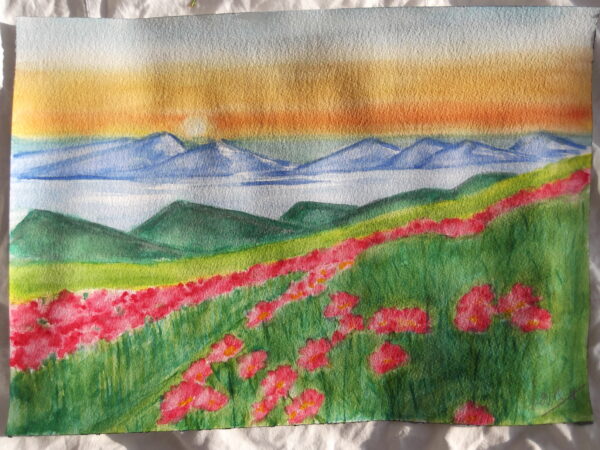 Cuadro Campo de flores silvestres