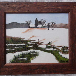 Cuadro Campo nevado