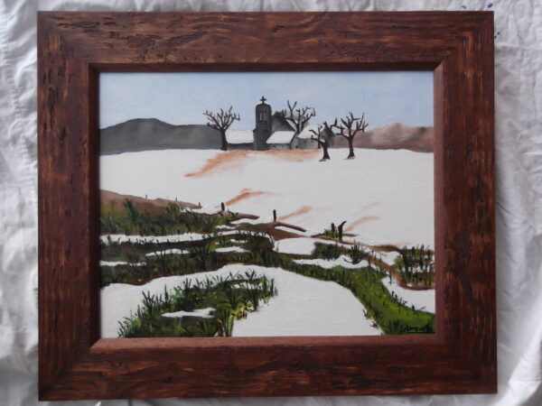 Cuadro Campo nevado