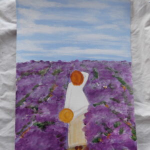 Cuadro Campos de lavanda