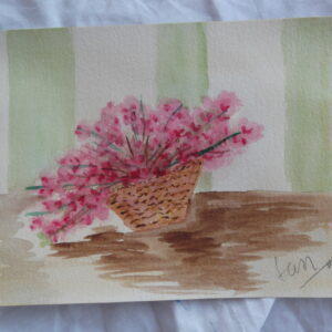 Cuadro Cesta de flores