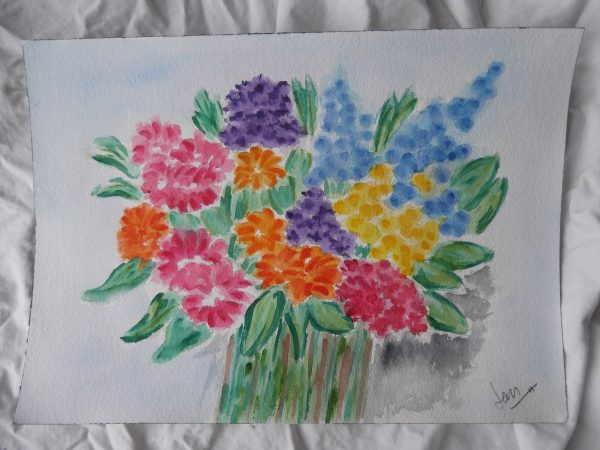 "Ramo de flores-2", 35,5 x 25,5