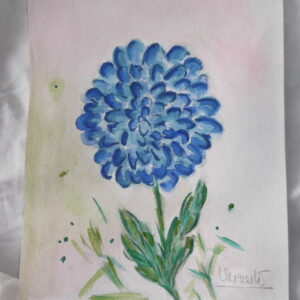 Cuadro Dalia azul