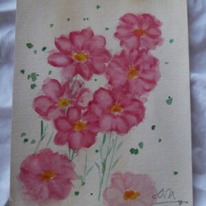 Cuadro Flores rosa