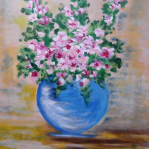 Jarrón con flores