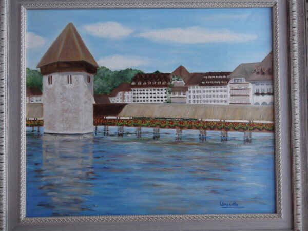 Cuadro Kapellbrücke, Luzern, (Schweiz)