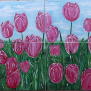 Cuadro de Tulipanes