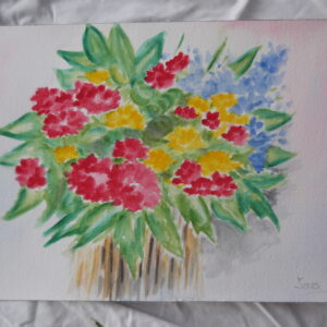 "Ramo de flores", 35,5 x 25,5