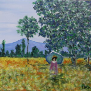 Reproducción Monet Campo de primavera