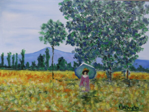 Reproducción Monet Campo de primavera