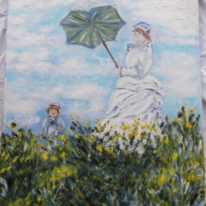 Reproducción Monet Mujer con Parasol