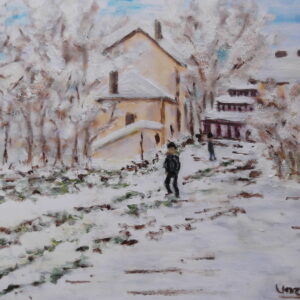 Reproducción Monet Nevada en Argenteuil