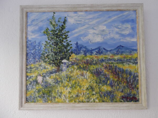 Reproducción Monet Verano, campo de amapolas